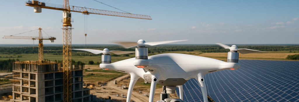 Transforming Construction and Solar Industries with Drone Technology